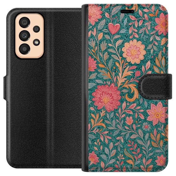 Kompatibelt Plånboksfodral till Samsung Galaxy A33 5G Floral Dream