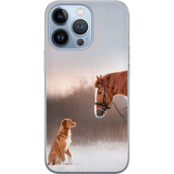 Apple iPhone 13 Pro Deksel / Mobildeksel - Hest & Hund