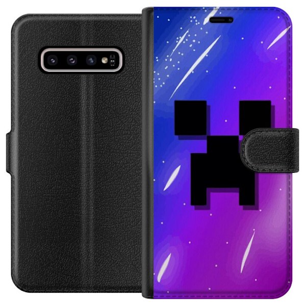 Samsung Galaxy S10+ Plånboksfodral Minecraft