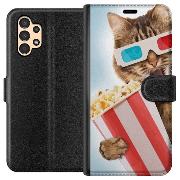 Samsung Galaxy A13 Lommeboketui 3D Katt