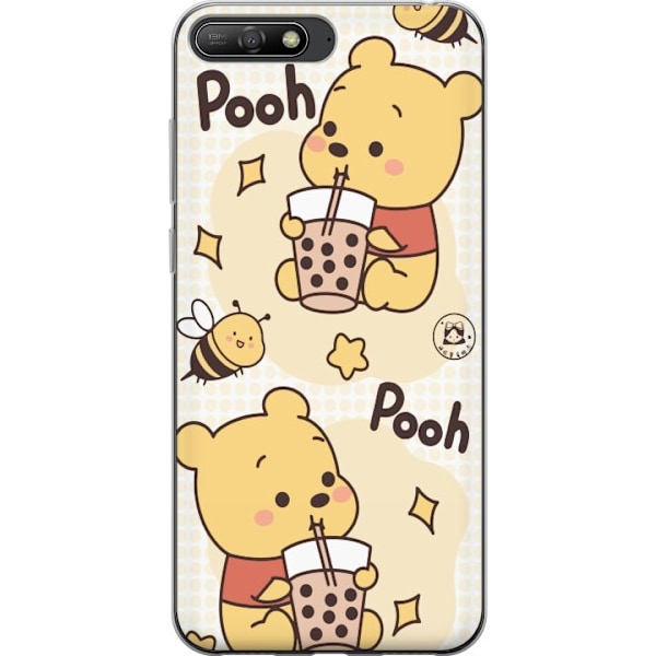 Huawei Y6 (2018) Gennemsigtig cover Nalle Pooh-stil - klassisk