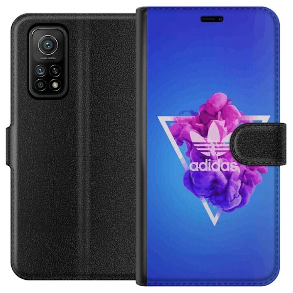 Xiaomi Mi 10T Pro 5G Tegnebogsetui Adidas-inspireret blåt des