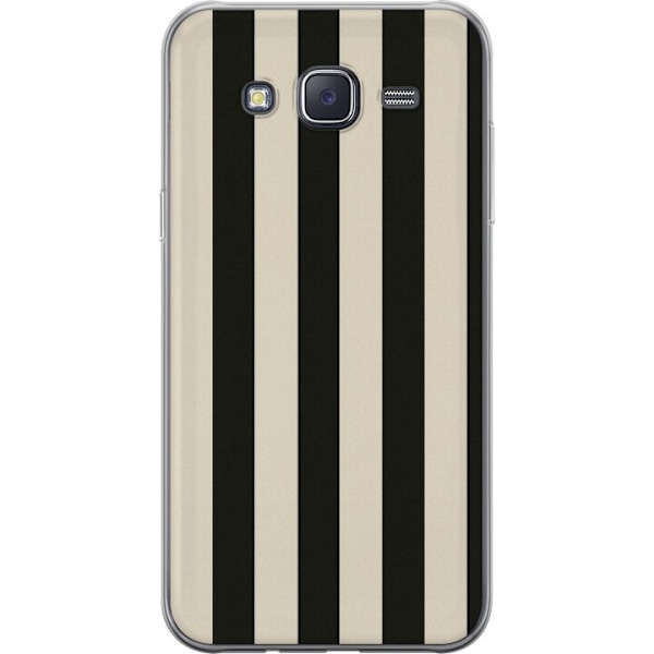 Samsung Galaxy J5 Genomskinligt Skal Line Flow