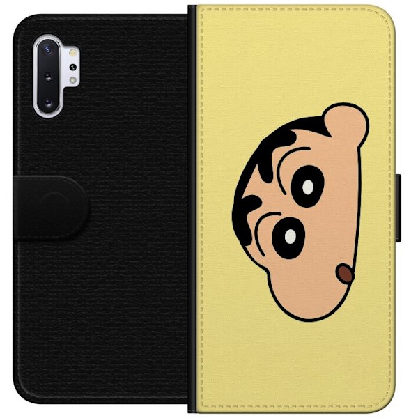 Samsung Galaxy Note10+ Lompakkokotelo Peeking Shinchan