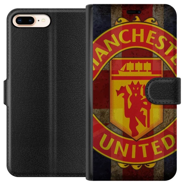 Apple iPhone 8 Plus Lommeboketui Manchester United FC