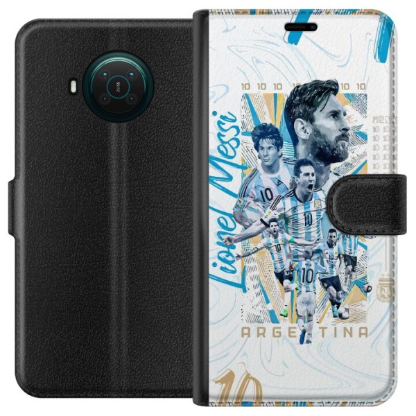 Nokia X10 Tegnebogsetui Lionel Messi