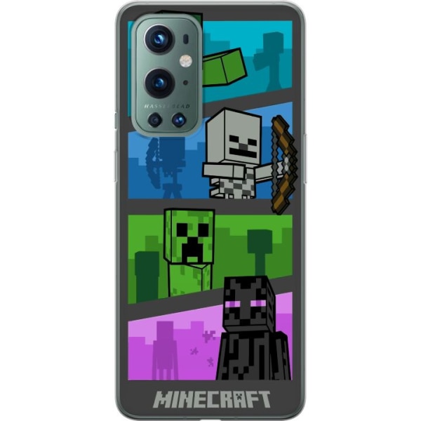 OnePlus 9 Pro Gennemsigtig cover Minecraft