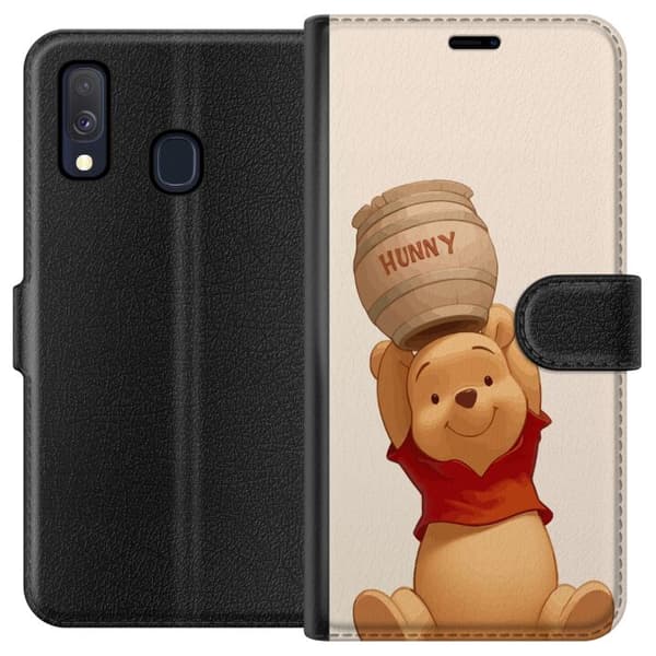 Kompatibel Tegnebogsetui til Samsung Galaxy A40 Peter Plys Honning Disney Winnie