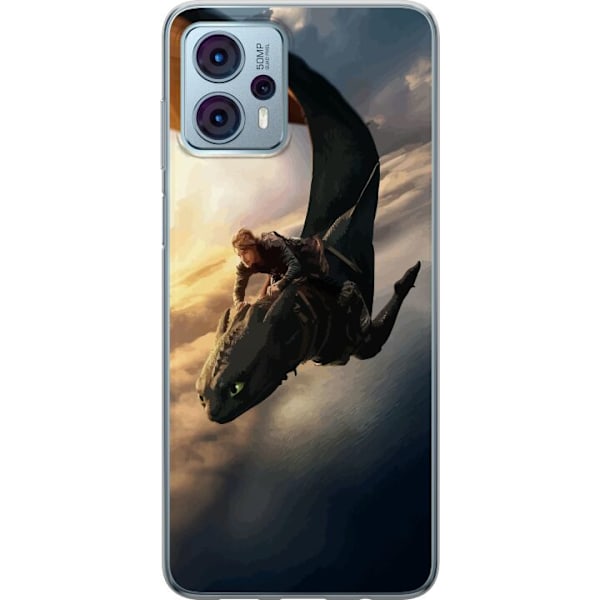 Motorola Moto G23 Gennemsigtig cover Drage Træner