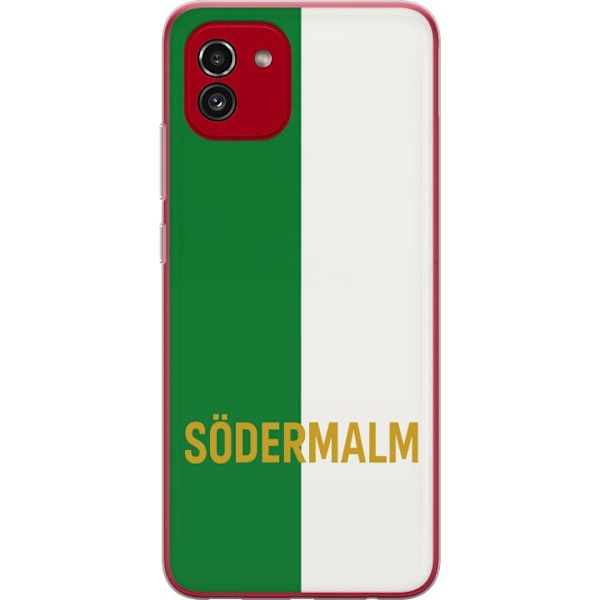 Samsung Galaxy A03 Läpinäkyvä kuori Södermalm - jalkapallo