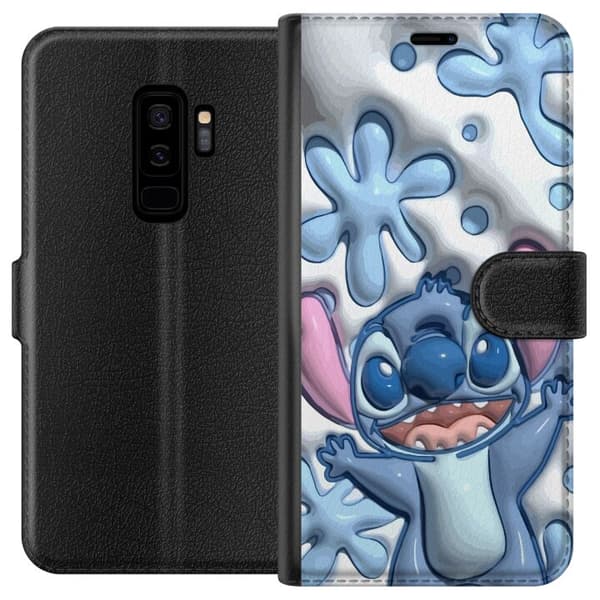 Kompatibelt Plånboksfodral till Samsung Galaxy S9+ Bubbliga Stitch