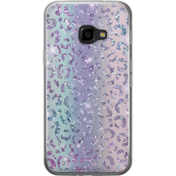 Samsung Galaxy Xcover 4 Gennemsigtig cover Glitter Leopard