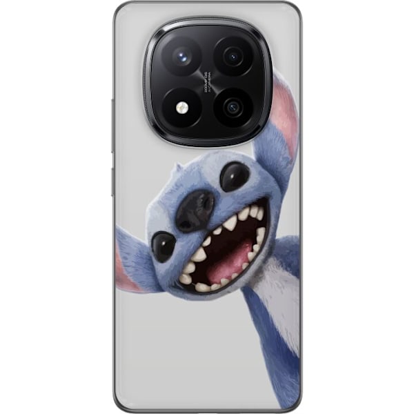 Xiaomi Redmi Note 14 Pro+ Genomskinligt Skal Stitch i Fart – Kawaii Design för Fans & Barn