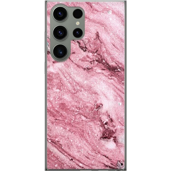 Samsung Galaxy S23 Ultra Läpinäkyvä kuori pinkki