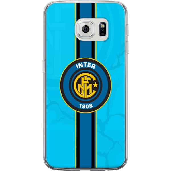 Samsung Galaxy S6 edge Läpinäkyvä kuori Inter Milan