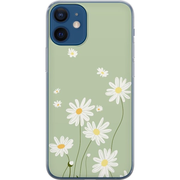 Apple iPhone 12  Genomskinligt Skal Prästkragar – blommigt mönster i svensk sommarstil