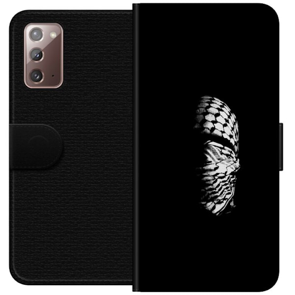 Samsung Galaxy Note20 Tegnebogsetui Keffiyeh-mønster - klassi