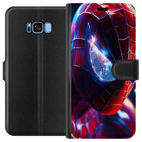 Kompatibelt Plånboksfodral till Samsung Galaxy S8 Spiderman