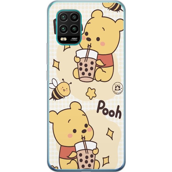 Xiaomi Mi 10 Lite 5G Genomskinligt Skal Nalle Pooh Style – klassiskt björnmotiv i ny tolkning
