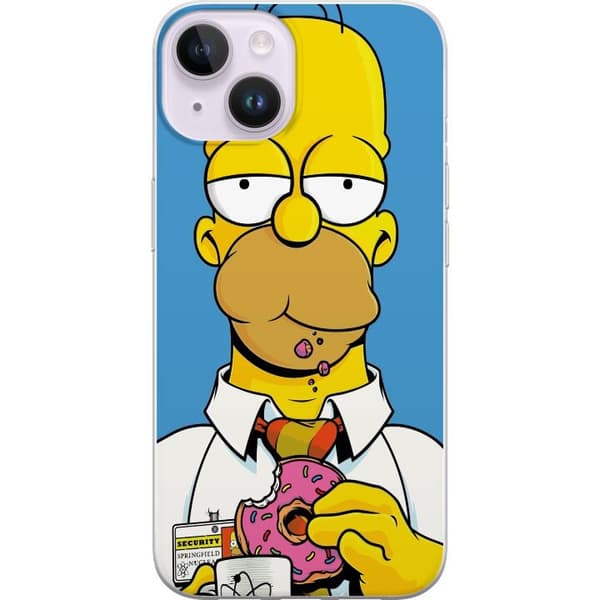 Kompatibelt Mobildeksel til Apple iPhone 14 Homer Simpson