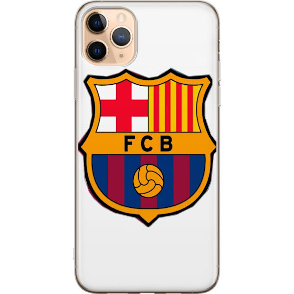 Apple iPhone 11 Pro Max Läpinäkyvä kuori FC Barcelona Emblem Jalkapallo Katalonia Sininen Punainen Seuran Logo Ylpeys La Liga Fanit Ikoninen Kuva