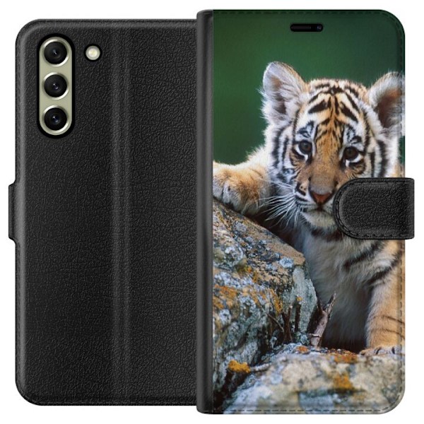 Samsung Galaxy S21 FE 5G Tegnebogsetui Tiger