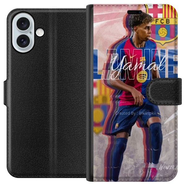 Apple iPhone 16 Plus Lommeboketui Lamine Yamal FCB