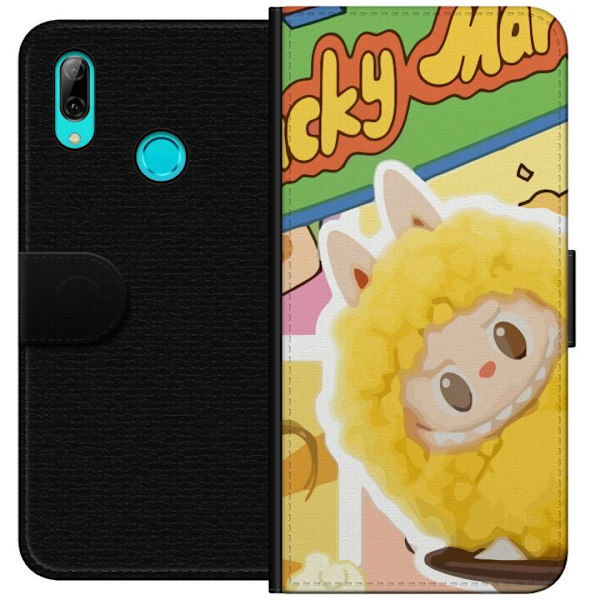Huawei P smart 2019 Lompakkokotelo Labubu Wacky Mart Pop Mart -sarjan keräilyfiguuri Söpö Muotoilu Suosittu Teemalelu Sarja Luova Taidelelu