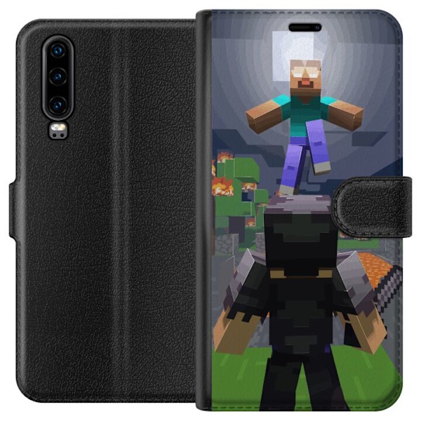 Huawei P30 Lommeboketui Minecraft