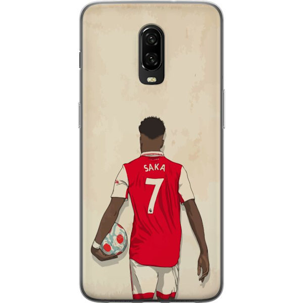 OnePlus 6T Gennemsigtig cover Arsenal FC Fodbold Arsenal FC Motiv Spiller Premier League England Populær Sport Fodboldstjerne London