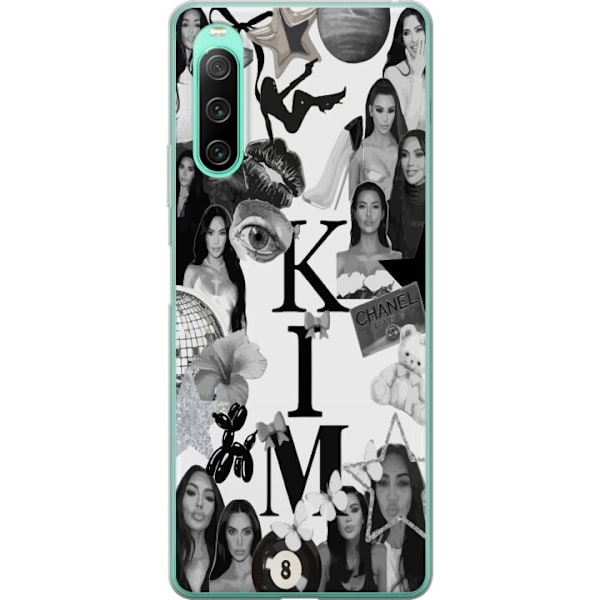 Sony Xperia 10 IV Genomskinligt Skal Kim Kardashian – Aesthetic Look 2025