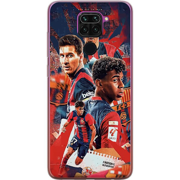 Xiaomi Redmi Note 9 Gennemsigtig cover Yamal Lamine x Messi