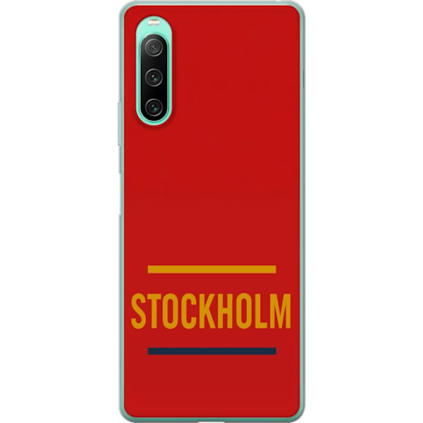 Sony Xperia 10 IV Genomskinligt Skal Stockholm – Hockey