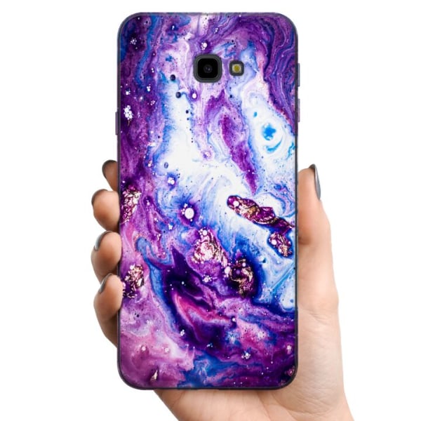 Samsung Galaxy J4+ TPU Matkapuhelimen kuori Galaksin marmori