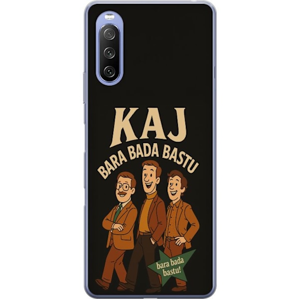 Sony Xperia 10 III Genomskinligt Skal Kaj Bara Bada Bastu Fest