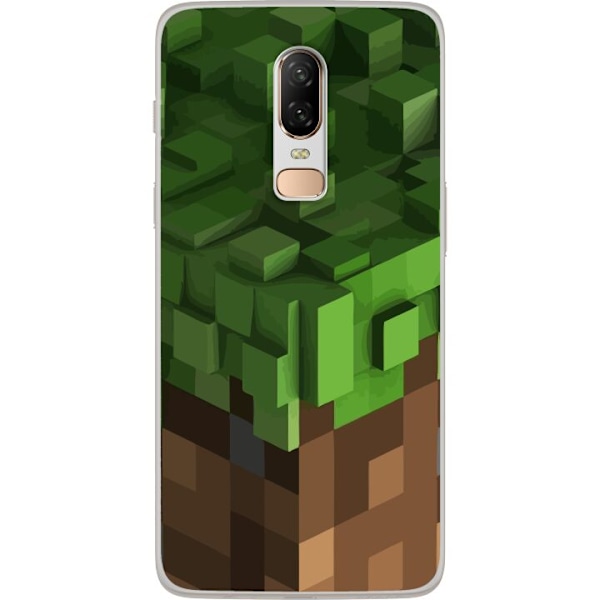 OnePlus 6 Gjennomsiktig deksel Minecraft