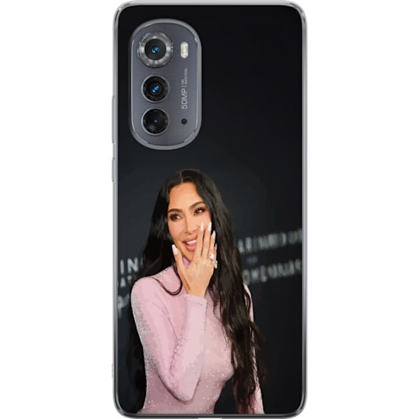 Motorola Edge (2022) Genomskinligt Skal Kim Kardashian – Tre