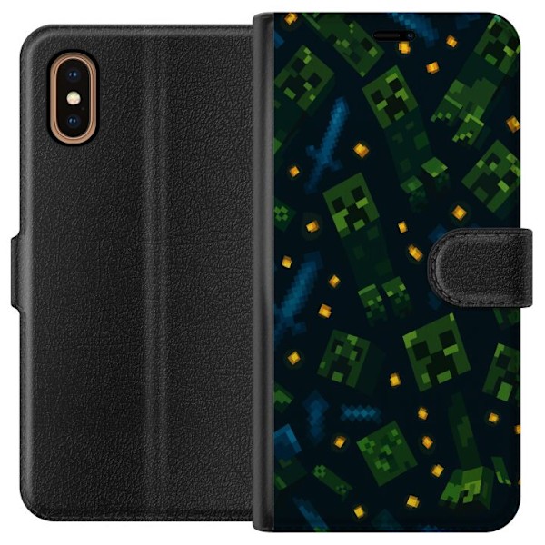 Apple iPhone XS Max Tegnebogsetui Minecraft Dungeons Mob