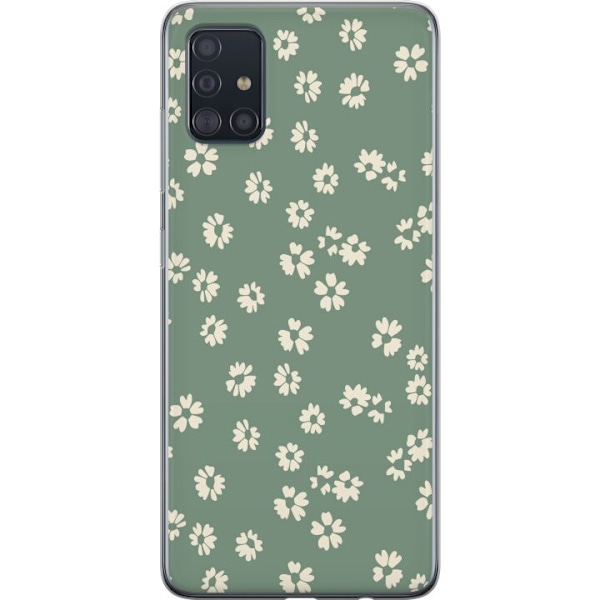 Samsung Galaxy A51 Läpinäkyvä kuori Kukkaisunelma - Värikäs Kukkakuvio