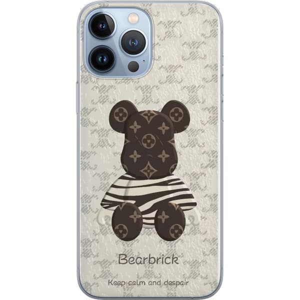 Kompatibel Mobilcover til Apple iPhone 13 Pro Max Bearbrick Design Legetøjsfigur Samlerobjekt