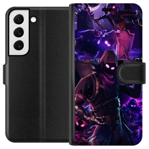 Samsung Galaxy S22 5G Lommeboketui Fortnite - Raven