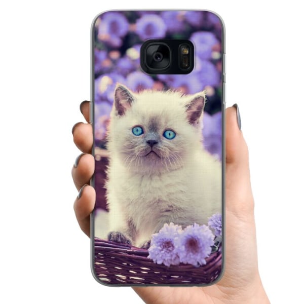 Samsung Galaxy S7 TPU Mobilcover Kat