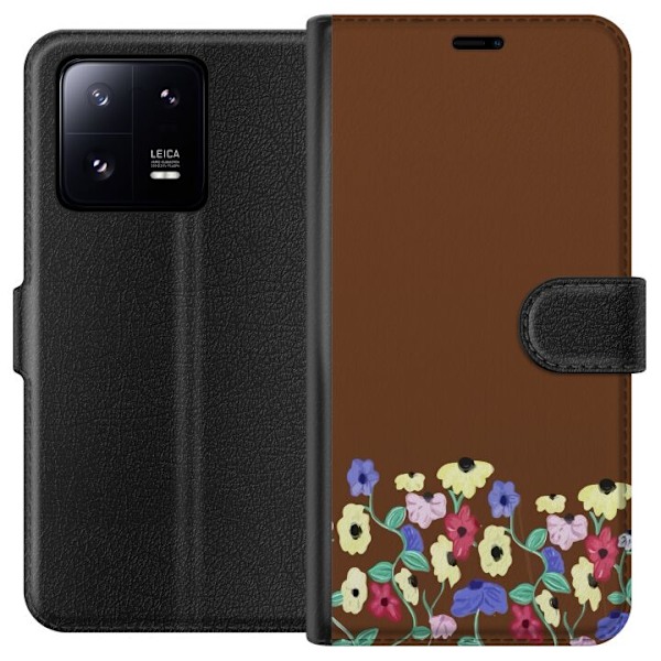 Xiaomi 13 Pro Lommeboketui Blomster