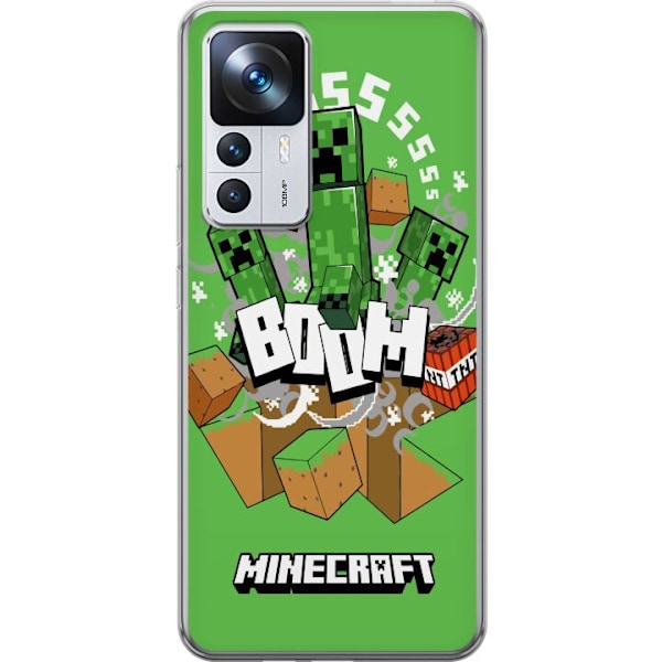 Xiaomi 12T Gennemsigtig cover Minecraft Boom