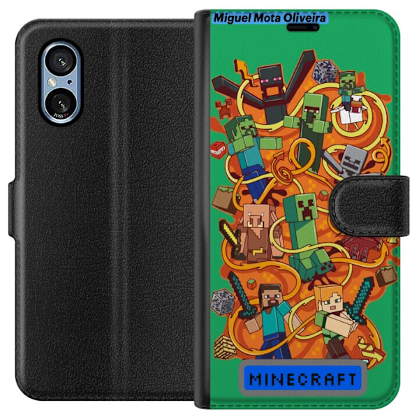 Sony Xperia 5 V Plånboksfodral Minecraft