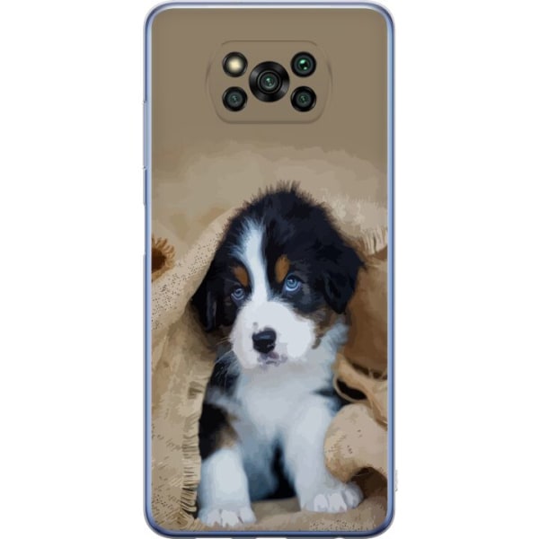 Xiaomi Poco X3 Pro Gennemsigtig cover Hundebarn