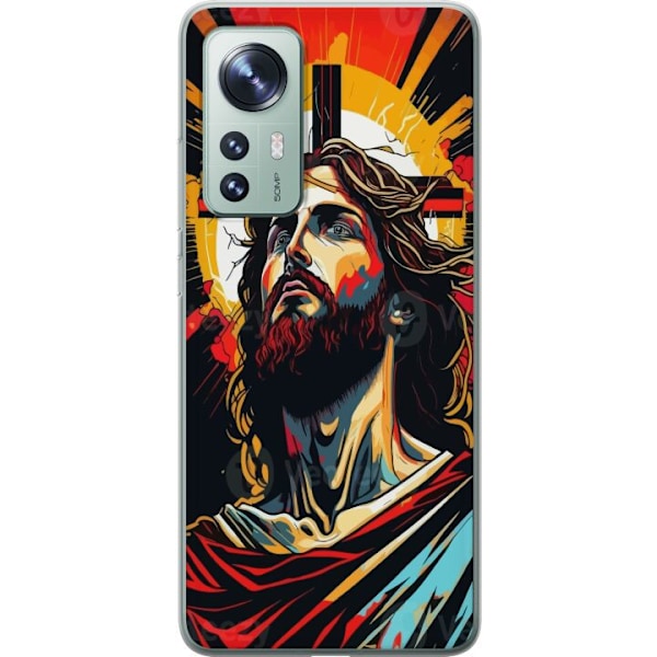 Xiaomi 12 Gjennomsiktig deksel Jesus & Kort - religiøst motiv