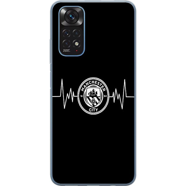 Xiaomi Redmi Note 11S Gennemsigtig cover Manchester City F.C.