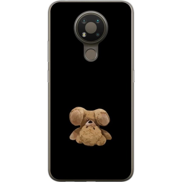 Nokia 3.4 Läpinäkyvä kuori Ylösalaisin oleva karhu