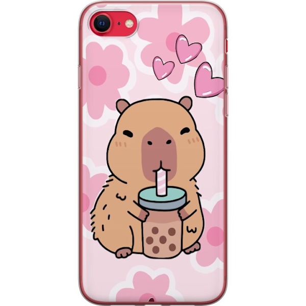 Apple iPhone SE (2022) Läpinäkyvä kuori Kawaii Capybara Syd